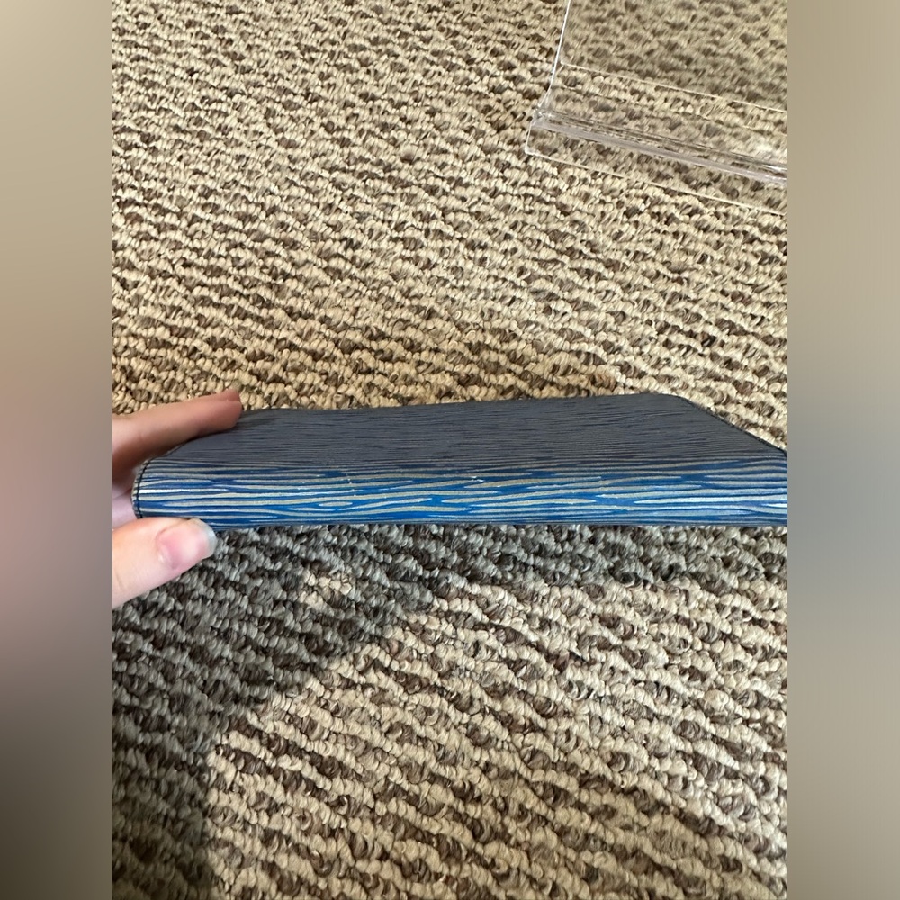 Louis Vuitton Denim Epi Leather Zippy Wallet - Picture 5 of 9
